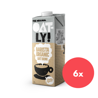 Oatly Bio Barista ovsený nápoj 1 liter obal